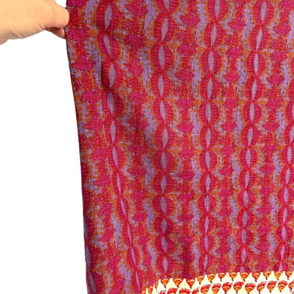 Faherty Grace Maxi Dress Bali Bloom Linen Size L - Picture 14 of 15